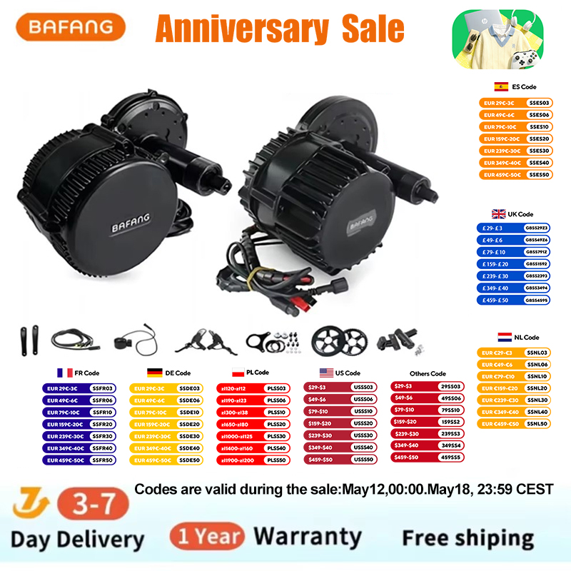 Bafang Bbshd 1000W Conversion Kit - Bafang BBSHD 미드 드라이브 모터 전기