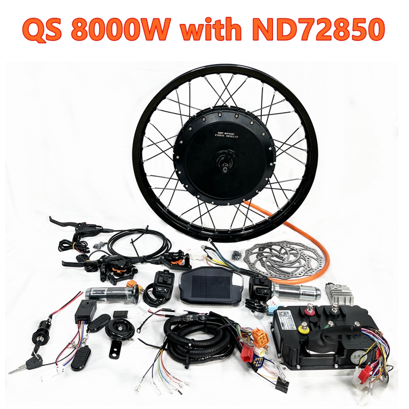 72V 5000W Hub Motor Kit - QS273 40H V3 피크 8000W 150mm