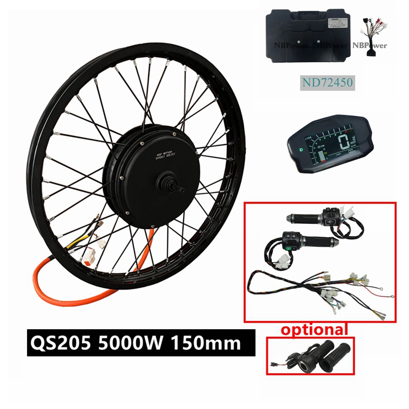 NBpower/QS205 V3 72v 5000W 전기  - Ebike Conversion Kit 72V 3000W 리뷰 및 가격