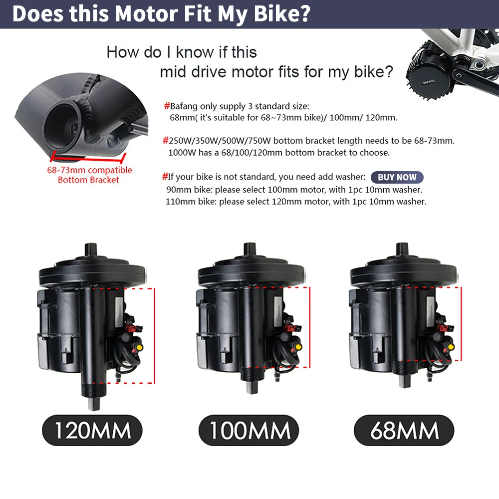 Bafang BBSHD 미드 드라이브 모터 전기 자전거 - Bafang Bbshd 1000W Conversion Kit 리뷰 및 가격